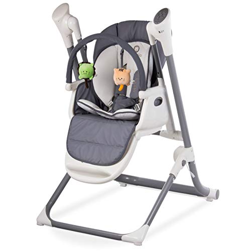 Lionelo Niles - Silla 2 en 1, color gris