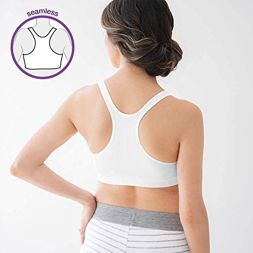 Medela Schlaf Bustier Sujetador de lactancia, Blanco (weiß), 100C, Talla M, para Mujer