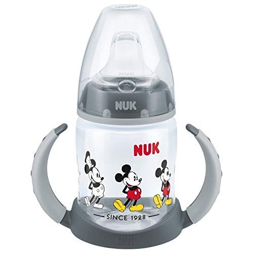 Mickey Mouse para Aprender Botella de Nuk sin Bpa Edad 6-18m (Negro)