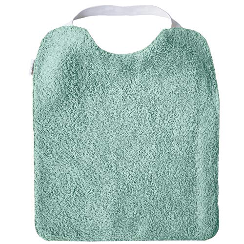 Mimuselina Pack 5 Baberos | Pack Aqua Ideal para Guardería, Interior Impermeable, Goma en Cuello para Fomentar Autonomía e Independencia, de Rizo, 31 x 25 cm