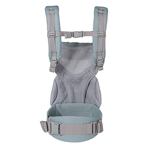 Mochila Portabebé Ergonómica Verano Transpirable 360 Cool Air Mesh Sea Mist