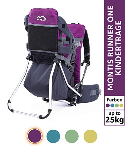 MONTIS Runner One - Mochila portabebés - hasta 25 kg (Violeta)