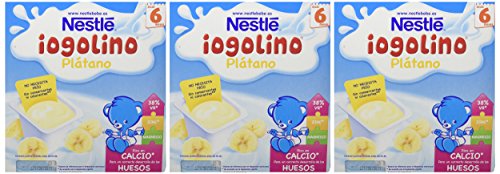 Nestlé iogolino - Plátano - A Partir de 6 Meses 4 x 100 g - Pack de 3