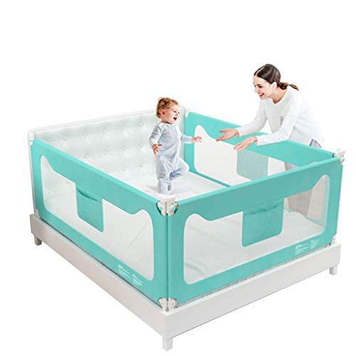 NQ-ChongTian Valla for bebés, barandilla de la Cama Barra de Cama de Seguridad Resistente a roturas for bebés Bafle de elevación Vertical for niños - (de un Solo Lado) (Size : 1.5m)