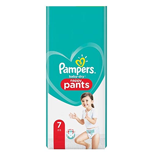 Pampers Baby-Dry 81681822 pañal desechable Niño/niña 7 104 pieza(s) - Pañales desechables (Niño/niña, Pant diaper, 17 kg, Multicolor, 12 h, Alemania)