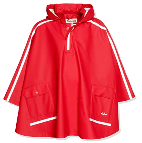 Playshoes - Chaqueta con Capucha para niña, Color Rojo, Talla 10 años