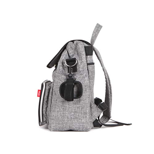 QPLAY Bolso mochila cambiador bebé - Leisure Gris - triciclos