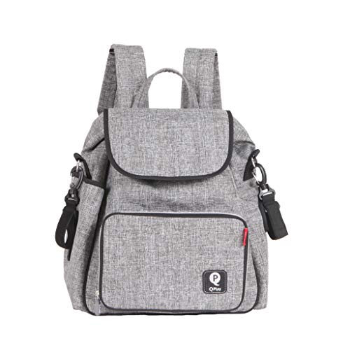 QPLAY Bolso mochila cambiador bebé - Leisure Gris - triciclos