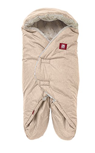 Red Castle 0836155 - Cobertura polar de bebe con capucha, color beige