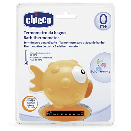 Termómetro de baño Chicco Fish Banda Naranja térmica 0 meses