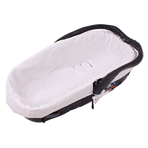 Tititnins® - Funda Capazo Jane Matrix Light 2 PIQUE TOPO CR - Acolchado Transpirable- (100% Algodón)