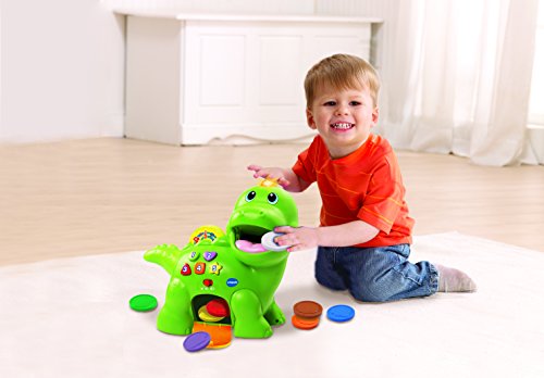 VTech Baby 157703 Feed Me Dino - Juguete para bebé, color verde