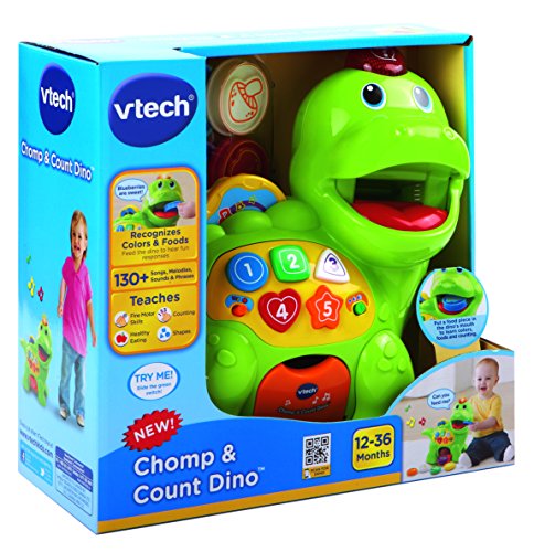 VTech Baby 157703 Feed Me Dino - Juguete para bebé, color verde