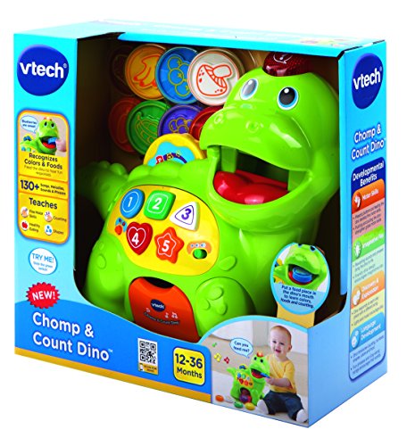 VTech Baby 157703 Feed Me Dino - Juguete para bebé, color verde