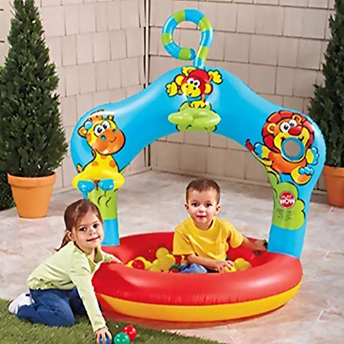 WWSUNNY Piscina Infantil Hinchable， Flotador Inflable la diversión del Agua de la Piscina Centro Salon Juego de la Familia Piscina del Patio Trasero Juguetes inflables para niños