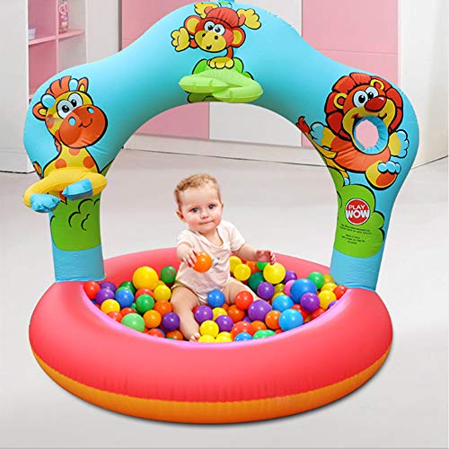 WWSUNNY Piscina Infantil Hinchable， Flotador Inflable la diversión del Agua de la Piscina Centro Salon Juego de la Familia Piscina del Patio Trasero Juguetes inflables para niños