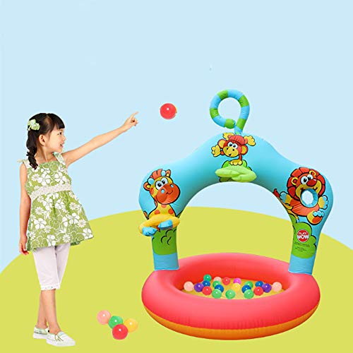 WWSUNNY Piscina Infantil Hinchable， Flotador Inflable la diversión del Agua de la Piscina Centro Salon Juego de la Familia Piscina del Patio Trasero Juguetes inflables para niños