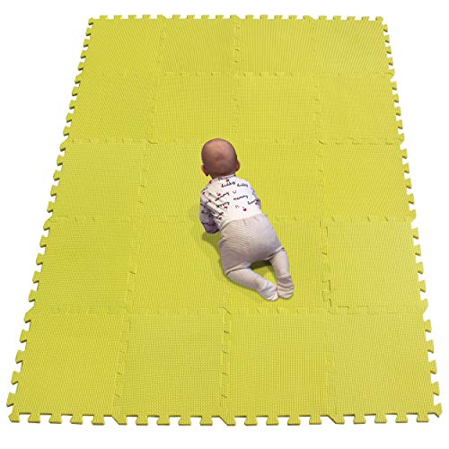 YIMINYUER Bebés Suave Silencioso Alfombra, Niños Puzzle Alfombrilla, Encajable Suelo Pad, Infantil Casita Pad Protector Acolchado Ejercicio Gris R12G301020