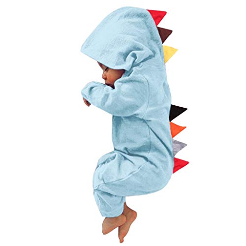 YWLINK Monos para Unisex Bebé ReciéN Nacido NiñOs NiñAs Dinosaurio con Capucha Mameluco Mono Trajes Conjunto Ropa Bebé De 3-24 Meses Ropa Abrigada De OtoñO E Invierno Pijamas