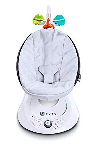 4moms rockaRoo, Hamaca Compacta para Bébés con Movimiento Deslizante de Delante a Atrás