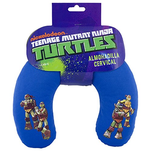 ABC PARTS Tortugas Ninja TUR2010 Almohadilla Cervical Infantil, Azul