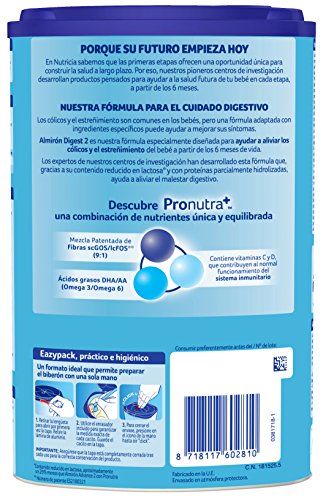 Almirón Advance con Pronutra Digest 2 Leche de continuación en polvo desde los 6 meses 800 g