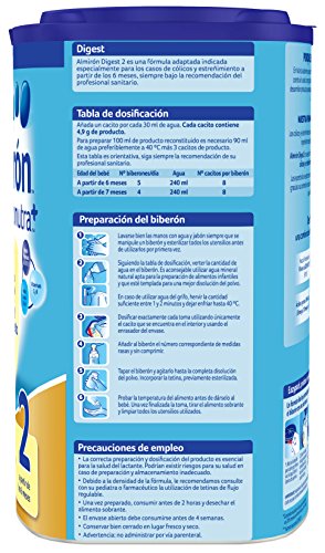 Almirón Advance con Pronutra Digest 2 Leche de continuación en polvo desde los 6 meses 800 g