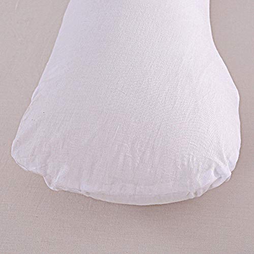 Almohada de maternidad, almohada de apoyo para embarazadas, cuerpo 100 % algodón, almohada en forma de U, almohadas de maternidad, embarazo, dormir lateral