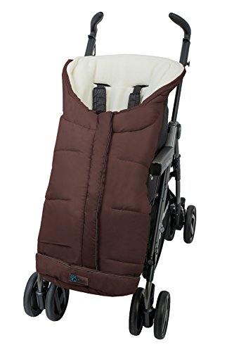 Altabebe Active Line - Saco de invierno para silla de coche, 0-12 meses, color marrón/blanco