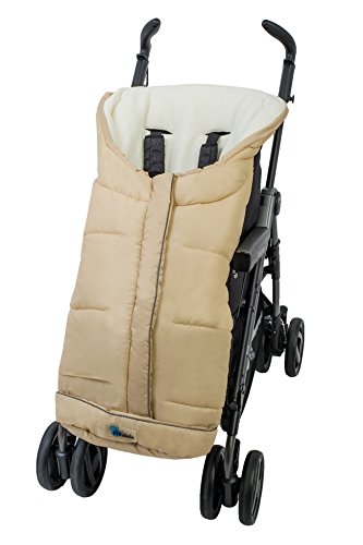 Altabebe Active Line - Saco de invierno para silla de paseo, 0-12 meses, color beige/blanco