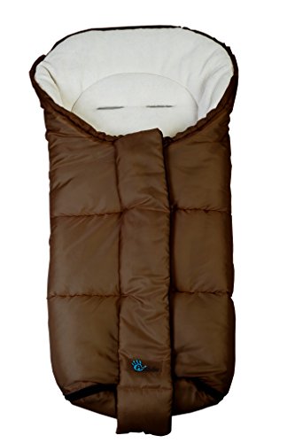 Altabebe Nordic Line - Saco de invierno para silla de paseo, 12-36 meses, color marrón/blanco