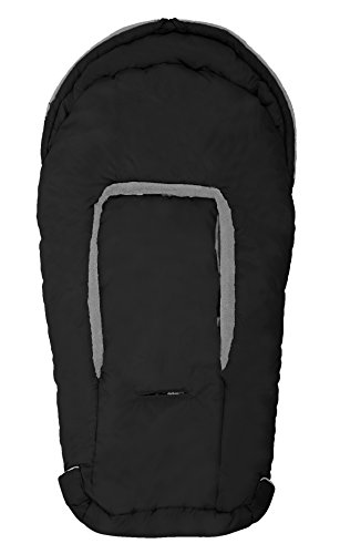 Altabebe Nordic - Saco de invierno para silla de coche, 0-12 meses, color negro/gris claro