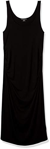 Amazon Essentials Vestido sin Mangas de Maternidad Maternity-Nursing-Dresses, Negro, US L (EU L - XL)