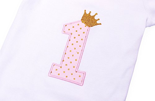 AmzBarley Recién Nacida Bebé Niña Vestido Cumpleaños Treaje Tutú Falda Romper con Diadema 3pcs Conjunto Primer Cumpleaños Mameluco Disfraz para Fiesta Carnaval Ceremonia