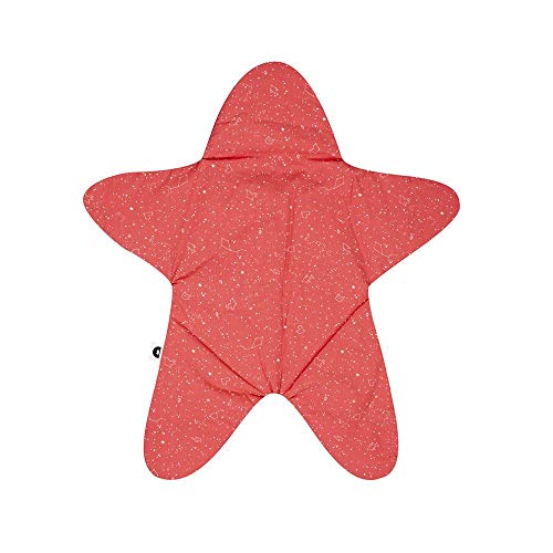 Baby Bites ORIGINAL - Saco estrella CORAL estampado CONSTELACIONES - Modelo ENTRETIEMPO