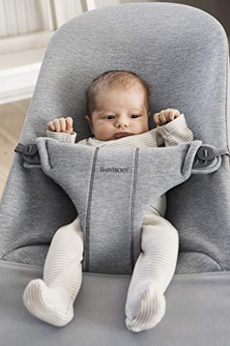 Babybjörn Bliss Hamaca ergonómica con balanceo natural para Bebés, Gris Claro