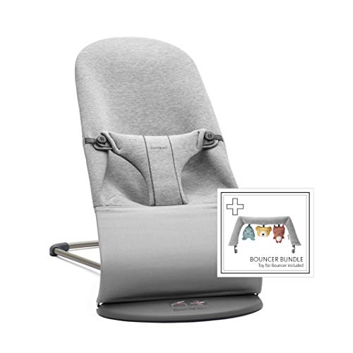 Babybjörn Bliss Hamaca ergonómica con balanceo natural para Bebés, Gris Claro