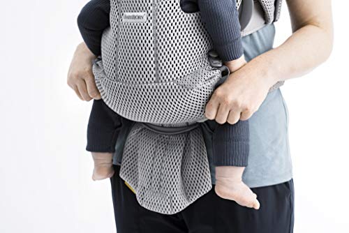 BabyBjörn Mochila porta bebé Move, 3D Mesh, gris