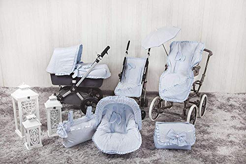 Babyline Love - Colchoneta para silla grupo 0, color azul