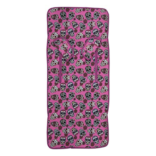 Babyline Lovely Skull - Colchoneta para silla ligera, unisex, color fucsia