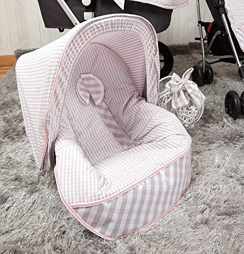 Babyline Summer - Colchoneta para silla grupo 0, color rosa