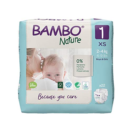 Bambo Nature - Pañales ecológicos para recién nacido