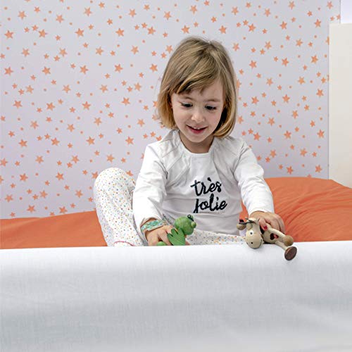 BANBALOO -Barrera de Seguridad hinchable para cama infantil, Protector Anticaídas para niños,Barandilla inflable transportable de viaje para camas de matrimonio, abatibles 90, 150, 180cm y Montessori.