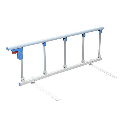 Barrera de Cama- Ancianos/Cama De Niño Barandilla One-Click Plegable - Individual Mano Tren Cama para El Hospital Casa De Salud /, Largo 122 Cm, 40 Cm De Altura