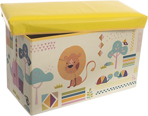 Bieco 04-000495 caja de almacenaje Multicolor Rectangular - Cajas de almacenaje (Caja de almacenaje, Multicolor, Rectangular, Imagen, Amarillo, 600 mm)