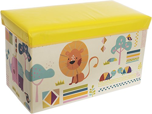 Bieco 04-000495 caja de almacenaje Multicolor Rectangular - Cajas de almacenaje (Caja de almacenaje, Multicolor, Rectangular, Imagen, Amarillo, 600 mm)