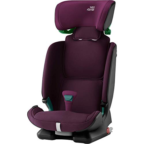 Britax Römer Silla de coche 15 meses - 12 años, 9-36 kg, ADVANSAFIXM i-SIZE, ISOFIX, Grupo 1/2/3, Burgundy Red