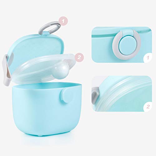 Caja de Leche en Polvo,Dispensador de Fórmula,Dispensador De Polvo De Fórmula,Dispensador de Polvos Bebe,Dispensador Leche en Polvo Bebe,Leche en Polvo Bebe,Almacenamiento de Leche