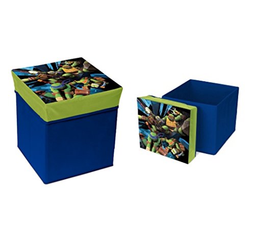 Caja TOB401181 taburete plegable de almacenamiento de Tortugas Ninja