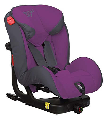 Casualplay Beat Fix, Silla de coche grupo 1 Isofix, morado (Damson)